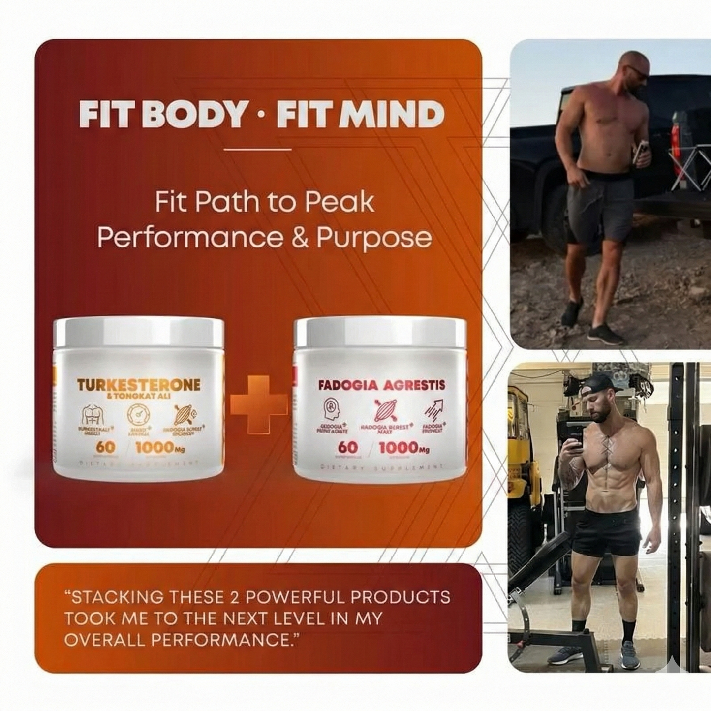 Muscle Stack Turkesterone + Fadogia