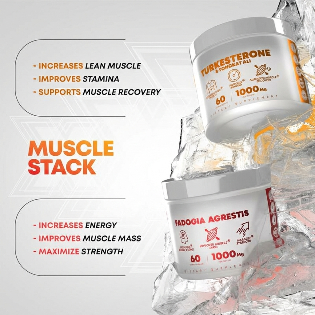 Muscle Stack Turkesterone + Fadogia